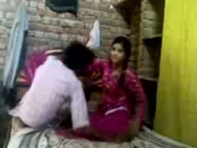 Senior and teen couple have steamy home sex session in HD video