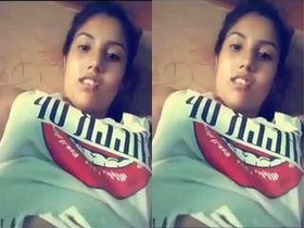 Beautiful woman indulges in thumb stimulation