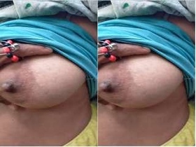 Telugu bhabhi's big boobs get pressed and squeezed