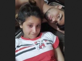 Experience the thrill of Hindi audio in this naughty couple's video