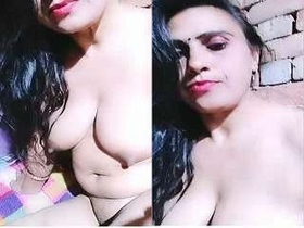 Bhabhi's first time on the net is a steamy display of her naked body