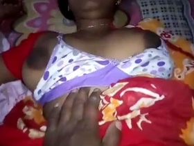 Indian wife with big breasts enjoys steamy sex session