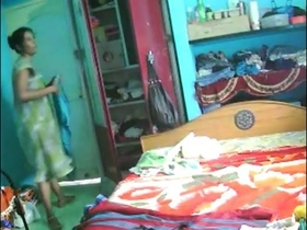 Indian housewife caught by her husband's brother