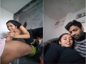 Exclusive Desi couple's romantic rendezvous and makeout session
