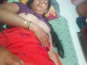 Bhabhi's big tits and pussy get recorded