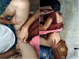 Desi couple enjoys threesome in exclusive video