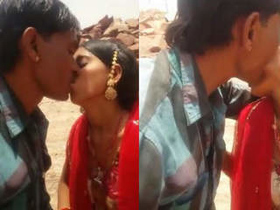 Desi babe gets fucked hard by her lover in standing position