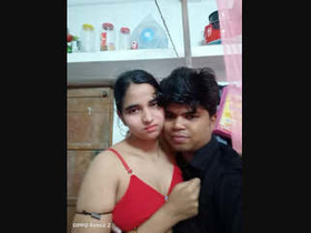 Desi couple enjoys passionate sex in village setting