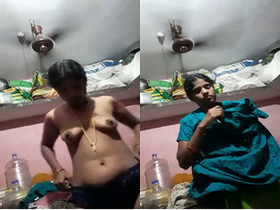 Indian wife's boobs get exposed in exclusive video