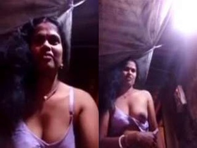 Indian bhabhi reveals her breasts in part 2 of the video