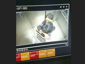 Romantic encounter in an elevator with a Desi partner