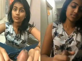 Prajakta from Mumbai shows off her oral skills in a steamy video