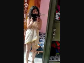 Indian girlfriend's newest addition: the sixth installment of a steamy striptease