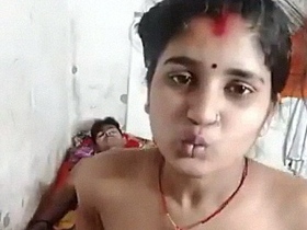 Watch Kajal Bhabhi's intimate sex video featuring cumload