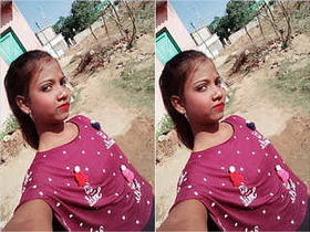 Desi couple's erotic romance captured on video in part 3