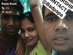 Indian Bhabhis share a threesome in a steamy XXX video