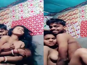 Desi couple from Bijnor village goes wild in front of camera