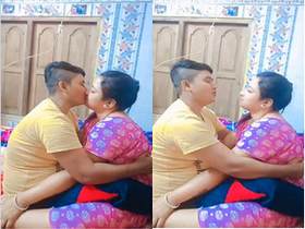 Exclusive footage of Desi Bhabhi's passionate kissing session