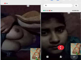 Indian amateur girl flaunts her big boobs on Facebook