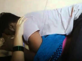 Indian couple's passionate lovemaking under the moonlight