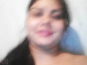 Amateur Indian girl masturbates on camera in cute video