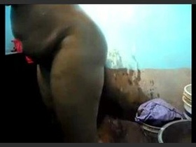 Elderly aunt becomes aroused in the shower