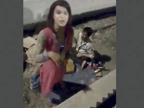 Shamale caught having sex with customer in public restroom