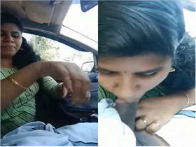 Mallu wife gives a blowjob to her lover in this video