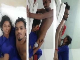 MMS video of sweet BD couple having sex in hotel room