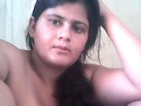 Indian housewife in bathroom, revealing