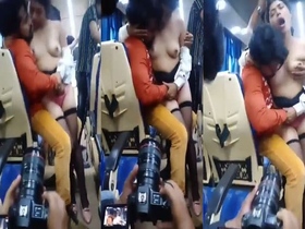 Desi couple films sex video on bus in India