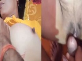 Mature Desi aunt enjoys steamy sex with her roommate in HD video