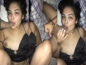 Indian wife's threesome with husband and ex-lover