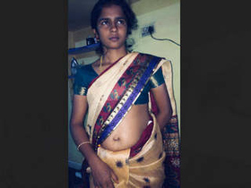 Tamil actress flaunts her big tits and pussy in a steamy video