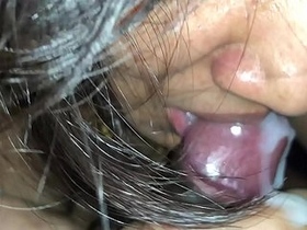 Close-up of India's hottest descendants sucking cock and getting cum in the cold