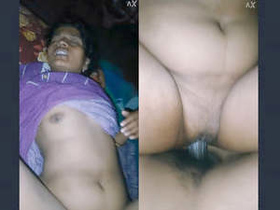 A Telugu woman is vigorously penetrated in a heated video