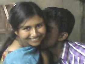 Indian village lovers passionately kissing and having sex