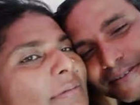 Mature couple from the countryside share a romantic encounter