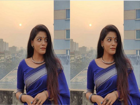 Bangla babe sucks cock and plays with her tits in part 2