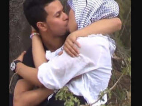 Arab couple indulges in passionate outdoor sex