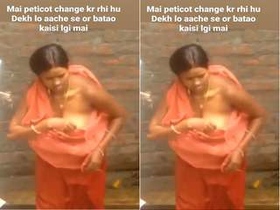 Desi bhabhi cross-dresses in secret on hidden camera