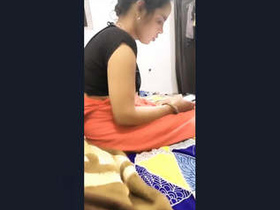 Husband secretly films wife's intimate moments