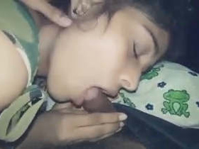 An Indian beauty gets naughty and gives her lover a steamy oral pleasure