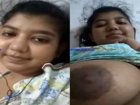 Tamil girl's big boobs and sexy body on full display