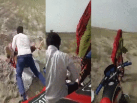 Local village aunty enjoys outdoor sex on MMS