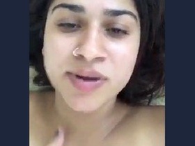 Busty girl with a lustful desire