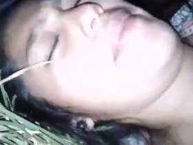 Randi's outdoor sex video with a twist