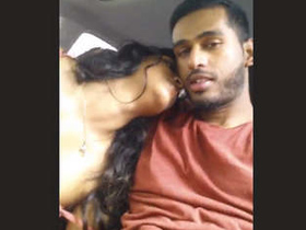 Desi couple's steamy car ride turns into a passionate encounter