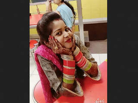 Watch the latest update from a newlywed bhabi on her social media