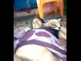 Village aunty's post-orgasm reaction